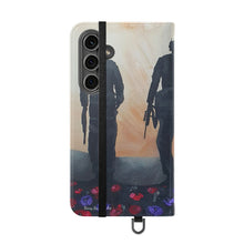 Load image into Gallery viewer, The Dust of Uruzgan (with Poppies) - PHONE CASE WALLET - by Kerry Sandhu Art
