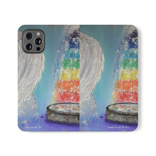 Load image into Gallery viewer, Angels Brought Me Here - PHONE CASE WALLET - by Kerry Sandhu Art
