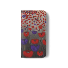 Load image into Gallery viewer, Benedictus (Poppies Only) - PHONE CASE WALLET - by Kerry Sandhu Art
