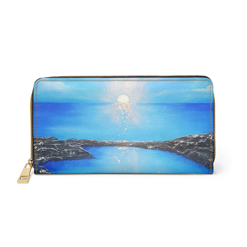 Pockets for cash, c/cards, coins, & more. Stylish faux leather, lots of original artworks by Kerry Sandhu Art to choose from