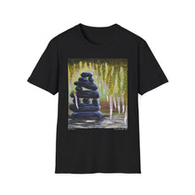 Load image into Gallery viewer, T-Shirt made from very soft materials, no side seams. Feels like bliss to wear! Many designs by Kerry Sandhu Art
