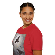 Load image into Gallery viewer, T-Shirt made from very soft materials, no side seams. Feels like bliss to wear! Many designs by Kerry Sandhu Art
