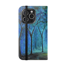 Load image into Gallery viewer, Forest of Light - PHONE CASE WALLET - by Kerry Sandhu Art
