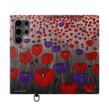 Load image into Gallery viewer, Benedictus (Poppies Only) - PHONE CASE WALLET - by Kerry Sandhu Art
