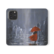 Load image into Gallery viewer, The Lady in Red - PHONE CASE WALLET - by Kerry Sandhu Art
