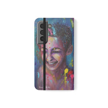 Load image into Gallery viewer, Raining Glitter - PHONE CASE WALLET for Samsung &amp; iPhones - by Kerry Sandhu Art
