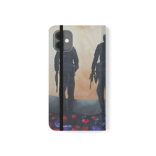 Load image into Gallery viewer, The Dust of Uruzgan (with Poppies) - PHONE CASE WALLET - by Kerry Sandhu Art
