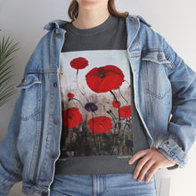 Load image into Gallery viewer, For The Fallen - Unisex HEAVY COTTON TEE - by Kerry Sandhu Art
