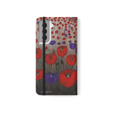 Load image into Gallery viewer, Benedictus (Poppies Only) - PHONE CASE WALLET - by Kerry Sandhu Art
