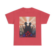 Load image into Gallery viewer, Spirit of the A N Z A Cs - Unisex HEAVY COTTON TEE - by Kerry Sandhu Art
