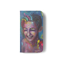 Load image into Gallery viewer, Raining Glitter - PHONE CASE WALLET for Samsung &amp; iPhones - by Kerry Sandhu Art
