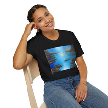 Load image into Gallery viewer, T-Shirt made from very soft materials, no side seams. Feels like bliss to wear! Many designs by Kerry Sandhu Art
