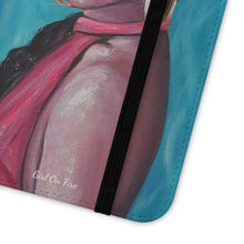 Load image into Gallery viewer, Girl On Fire - PHONE CASE WALLET - by Kerry Sandhu Art
