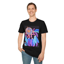 Load image into Gallery viewer, T-Shirt made from very soft materials, no side seams. Feels like bliss to wear! Many designs by Kerry Sandhu Art
