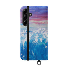 Load image into Gallery viewer, I Sat By the Ocean - PHONE CASE WALLET - by Kerry Sandhu Art

