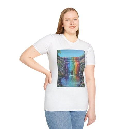 T-Shirt made from very soft materials, no side seams. Feels like bliss to wear! Many designs by Kerry Sandhu Art