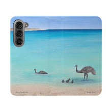 Load image into Gallery viewer, Surfin&#39; Bird - PHONE CASE WALLET for Samsung &amp; iPhones - by Kerry Sandhu Art
