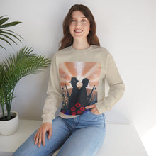 Load image into Gallery viewer, Spirit of the A N Z A Cs - Crewneck SWEATSHIRT - Tribute to Australian and New Zealand Service Personnel
