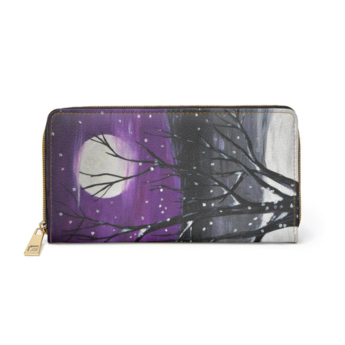 Pockets for cash, c/cards, coins, & more. Stylish faux leather, lots of original artworks by Kerry Sandhu Art to choose from