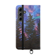 Load image into Gallery viewer, Northern Lights - PHONE CASE WALLET - by Kerry Sandhu Art
