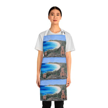 Load image into Gallery viewer, Apron - lightweight, silky finish 100% polyester, two front pockets. Many original artwork designs by Kerry Sandhu Art
