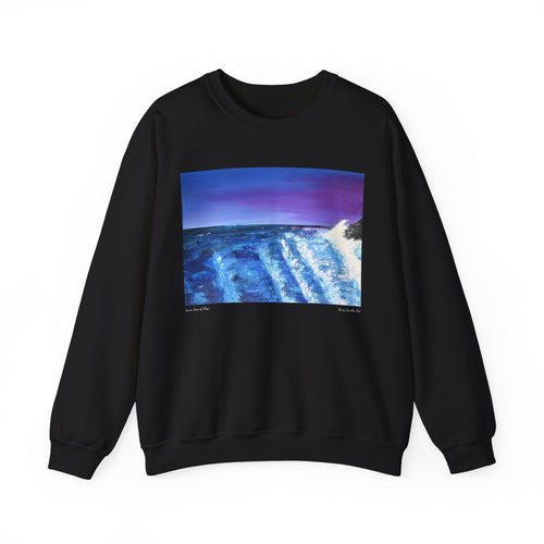 Sweatshirt 50/50 Cotton/Polyester, Medium-heavy fabric, Loose fit, true to size, Original art designs by Kerry Sandhu Art