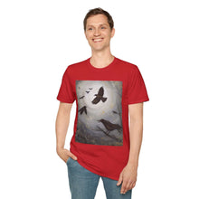 Load image into Gallery viewer, T-Shirt made from very soft materials, no side seams. Feels like bliss to wear! Many designs by Kerry Sandhu Art

