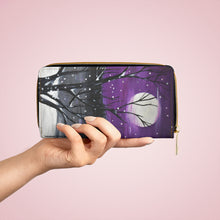 Load image into Gallery viewer, Luminescence - ZIPPER WALLET - Designed from original artwork
