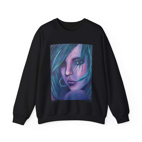 Sweatshirt 50/50 Cotton/Polyester, Medium-heavy fabric, Loose fit, true to size, Original art designs by Kerry Sandhu Art