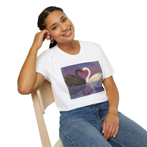 T-Shirt made from very soft materials, no side seams. Feels like bliss to wear! Many designs by Kerry Sandhu Art