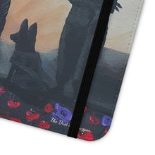 Load image into Gallery viewer, The Dust of Uruzgan (with Poppies) - PHONE CASE WALLET - by Kerry Sandhu Art
