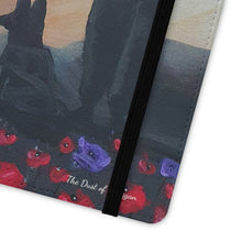 Load image into Gallery viewer, The Dust of Uruzgan (with Poppies) - PHONE CASE WALLET - by Kerry Sandhu Art
