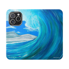 Load image into Gallery viewer, Ride the Wave - PHONE CASE WALLET - by Kerry Sandhu Art
