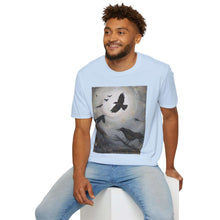 Load image into Gallery viewer, T-Shirt made from very soft materials, no side seams. Feels like bliss to wear! Many designs by Kerry Sandhu Art
