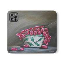 Load image into Gallery viewer, Bowl of Grapes - PHONE CASE WALLET for Samsung &amp; iPhones - by Kerry Sandhu Art
