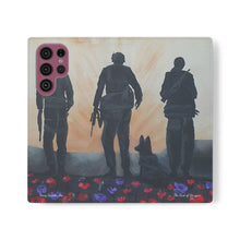 Load image into Gallery viewer, The Dust of Uruzgan (with Poppies) - PHONE CASE WALLET - by Kerry Sandhu Art
