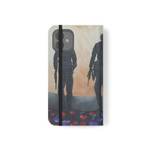 Load image into Gallery viewer, The Dust of Uruzgan (with Poppies) - PHONE CASE WALLET - by Kerry Sandhu Art
