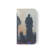 Load image into Gallery viewer, The Dust of Uruzgan (with Poppies) - PHONE CASE WALLET for Samsung &amp; iPhones - Designed from original Anzac Day artwork
