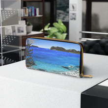 Load image into Gallery viewer, Pockets for cash, c/cards, coins, &amp; more. Stylish faux leather, lots of original artworks by Kerry Sandhu Art to choose from
