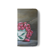 Load image into Gallery viewer, Bowl of Grapes - PHONE CASE WALLET for Samsung &amp; iPhones - by Kerry Sandhu Art
