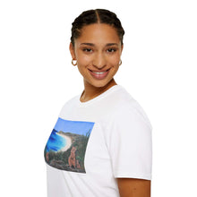 Load image into Gallery viewer, T-Shirt made from very soft materials, no side seams. Feels like bliss to wear! Many designs by Kerry Sandhu Art
