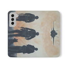 Load image into Gallery viewer, The Dust of Uruzgan (with Jet) - PHONE CASE WALLET for Samsung &amp; iPhones - Designed from original Anzac Day artwork
