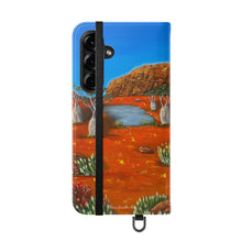 Load image into Gallery viewer, Beds Are Burning - PHONE CASE WALLET - by Kerry Sandhu Art
