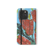 Load image into Gallery viewer, Rustic Bottle Brush - PHONE CASE WALLET - by Kerry Sandhu Art

