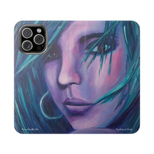 Load image into Gallery viewer, Psychosonic Cindy - PHONE CASE WALLET - by Kerry Sandhu Art
