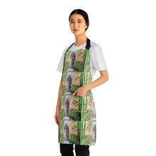 Load image into Gallery viewer, Apron - lightweight, silky finish 100% polyester, two front pockets. Many original artwork designs by Kerry Sandhu Art
