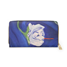 Load image into Gallery viewer, Life&#39;s Midnight - ZIPPER WALLET - Designed from original artwork
