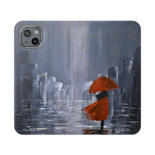 Load image into Gallery viewer, The Lady in Red - PHONE CASE WALLET - by Kerry Sandhu Art
