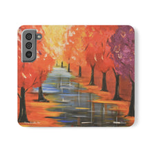 Load image into Gallery viewer, Autumn Leaves - PHONE CASE WALLET for Samsung &amp; iPhones - by Kerry Sandhu Art
