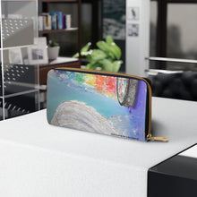 Load image into Gallery viewer, Pockets for cash, c/cards, coins, &amp; more. Stylish faux leather, lots of original artworks by Kerry Sandhu Art to choose from
